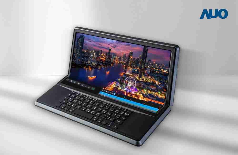 冰球突破14.6吋Micro LED折迭显示屏幕，，搭配半径4mm的弯折绞炼，，以及高画素、、、、高亮度、、高对比度的显示技术特点，，即便在大视角下仍保有绝佳色相与亮度